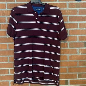 CHAPS SHORT SLEEVE SHIRT SIZE MED.